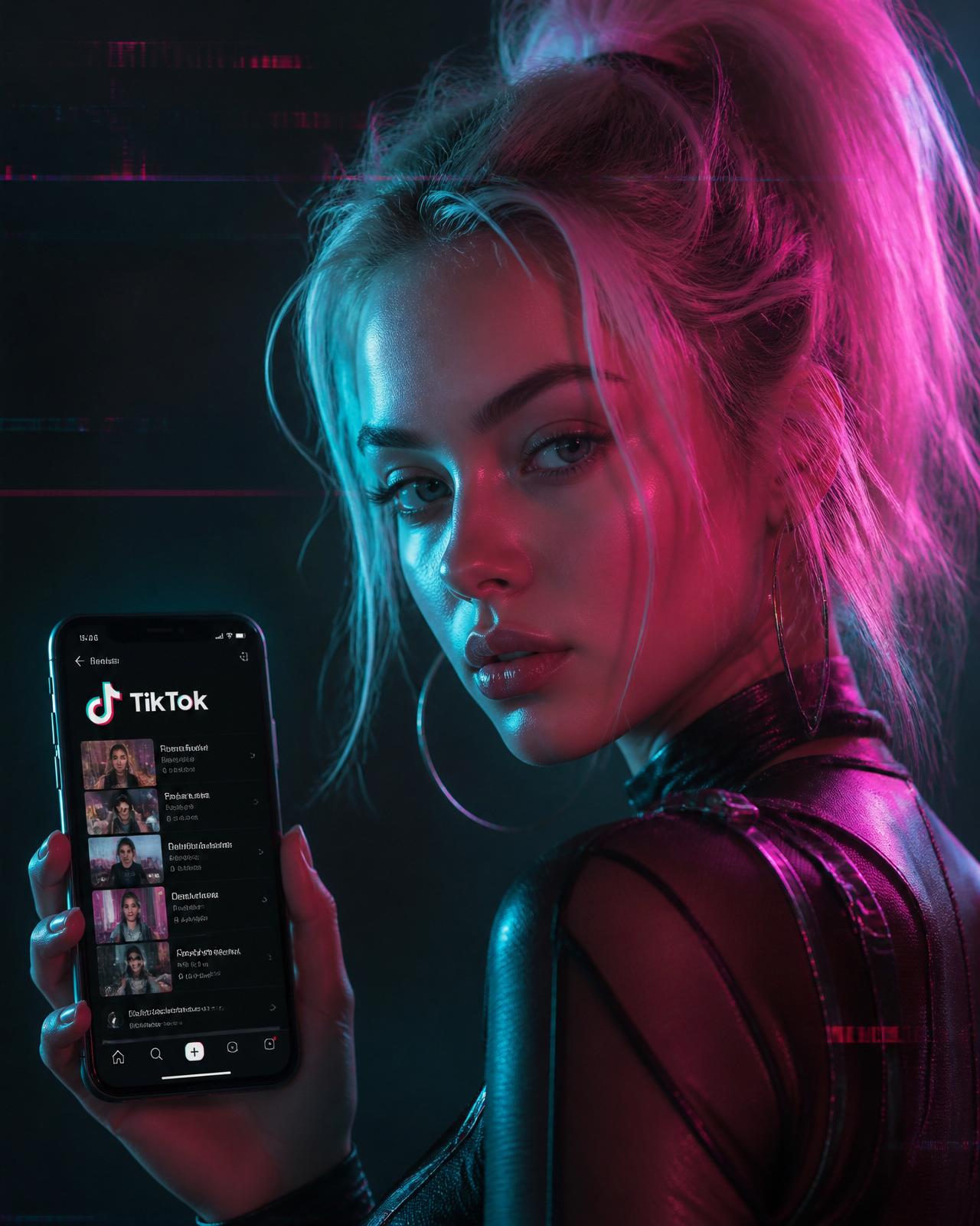 Influenciadora virtual criada com inteligência artificial